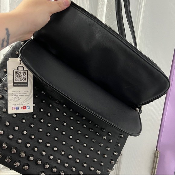 Scarleton Vegan Leather Studded Crossbody - Picture 9 of 12